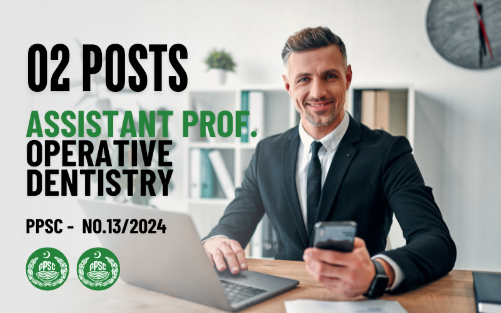 ASSISTANT PROF. OPERATIVE DENTISTRY  | PPSC  | 02 POSTS