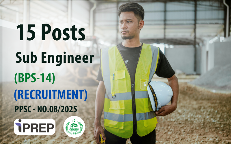 Sub Engineer  │ BPS-14 │ PPSC