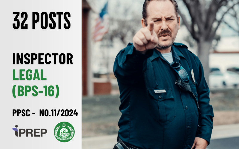Inspector Legal │ BPS-16 │ PPSC