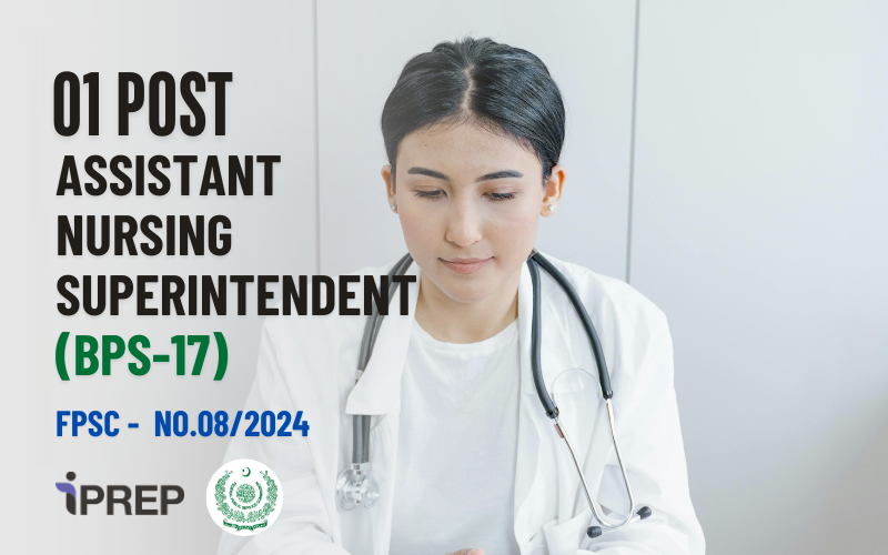 Assistant Nursing Superintendent │ BPS-17 │ FPSC