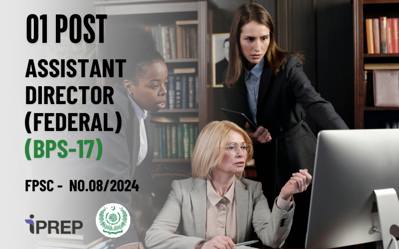 Assistant Director │BPS-17 │FPSC