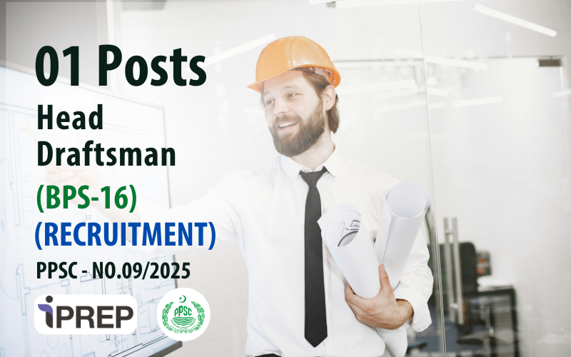Head Draftsman │ BPS-16 │ PPSC